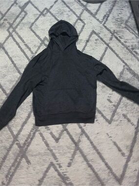Old Navy Men's Charcoal Hooded Sweatshirt